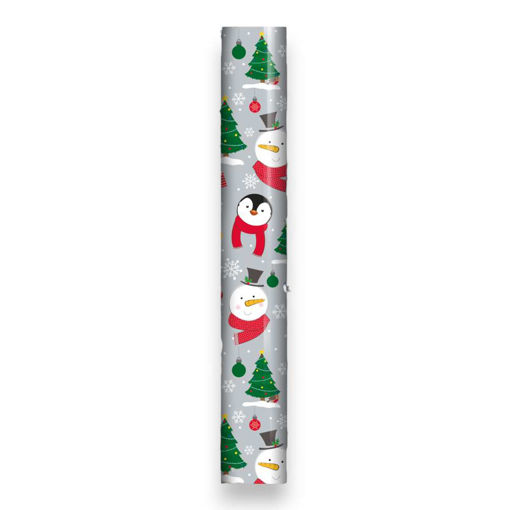 Picture of 7M CHRISTMAS SNOWMAN WRAPPING ROLL